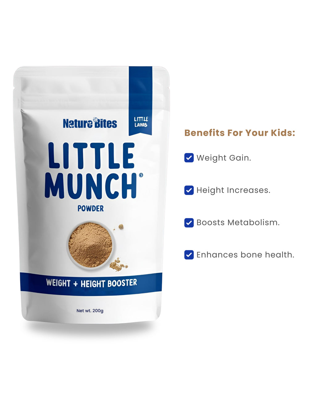 Weight + Height Booster For Kids ( Little Munch )