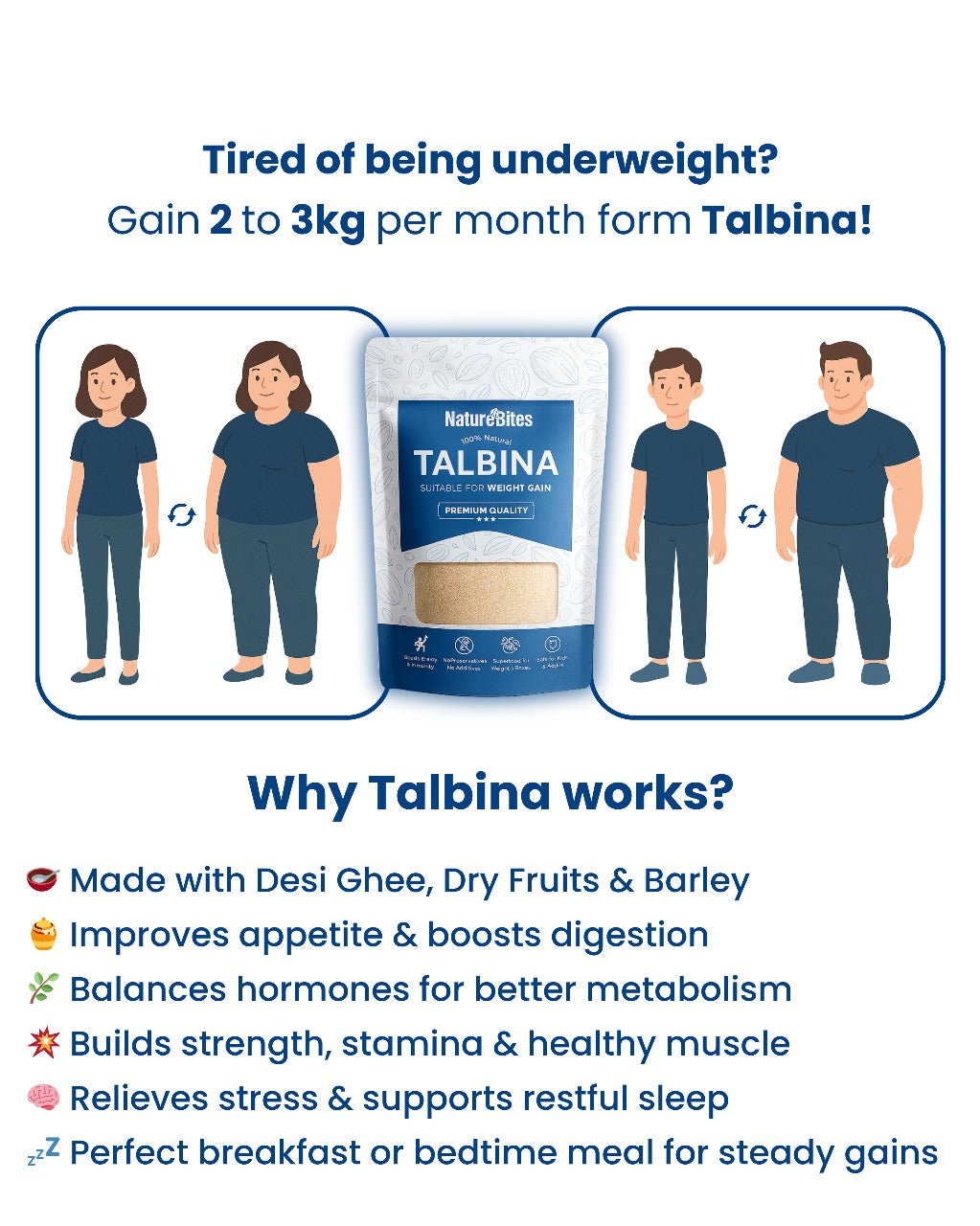 Talbina - For Weight Gain (300gm)